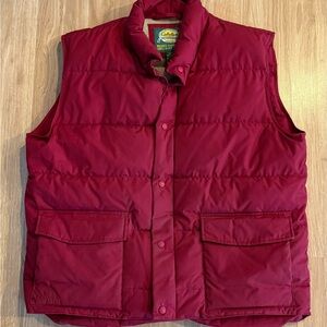 Cabela's Premier Northern Goose Down Puffer Vest - Red - XLT